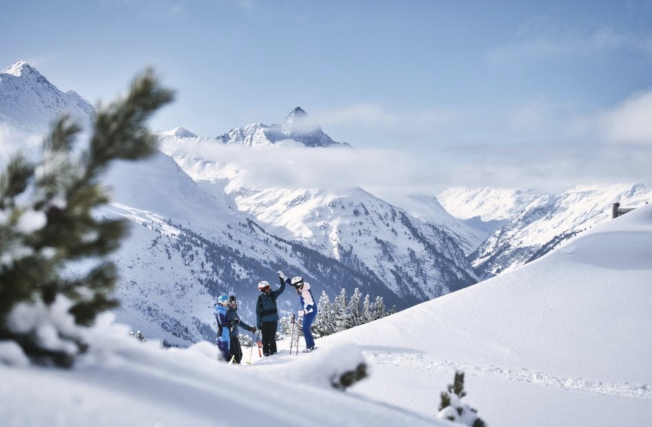 Winterwandern in den Alpen